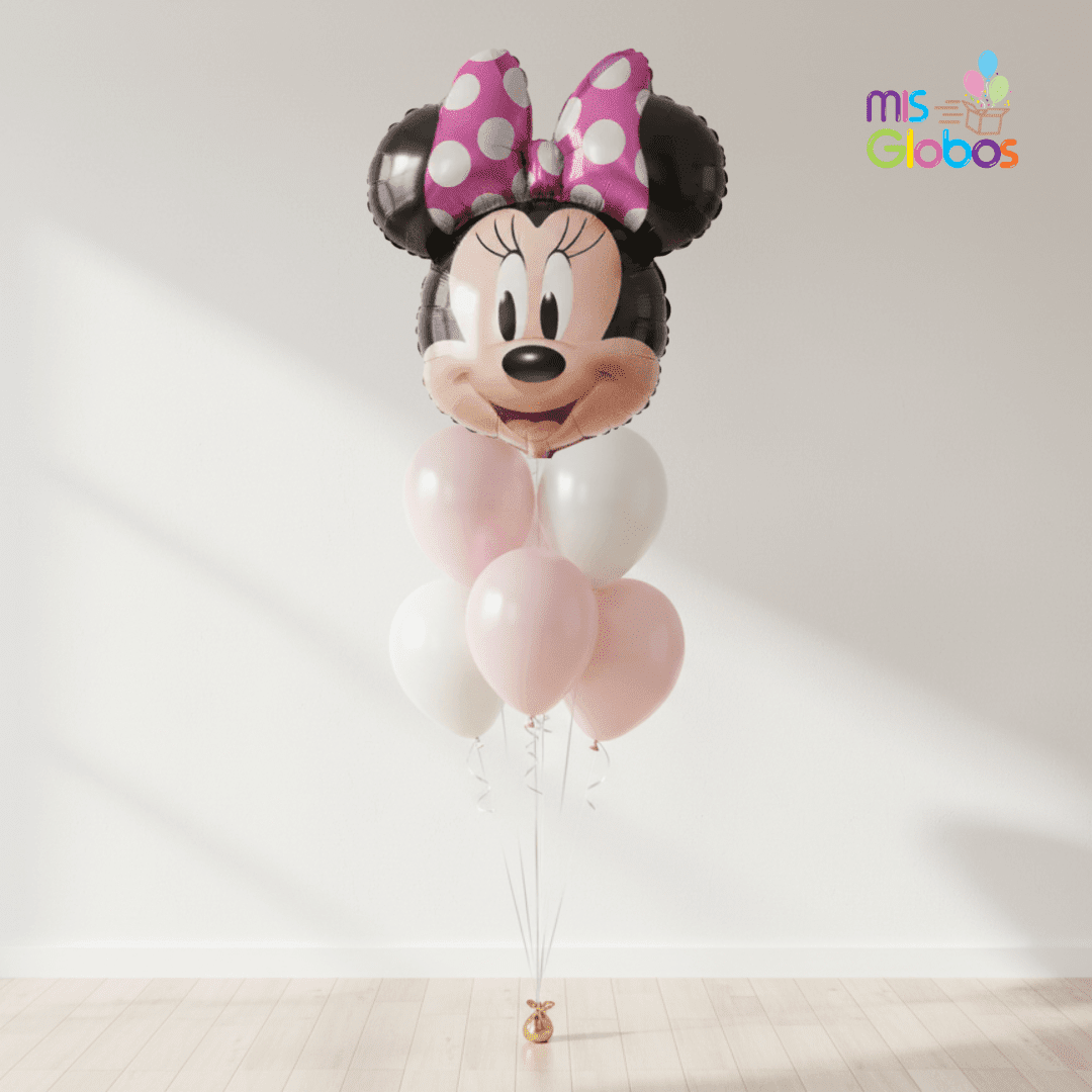 Ramo de globos Sigma Esfera 3D Minnie - Mis Globos