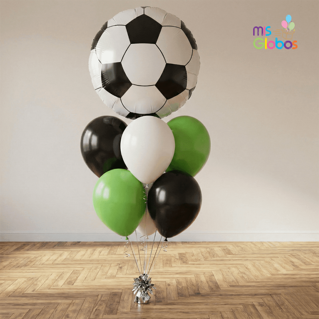 Ramo de globos Sigma Esfera Fútbol - Mis Globos