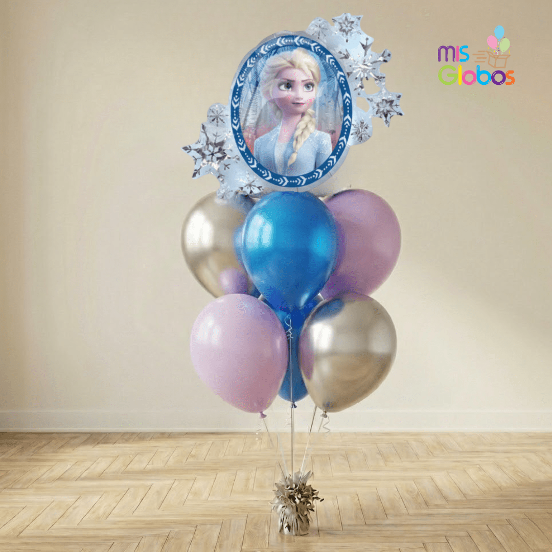 Ramo de globos Sigma Espejo Frozen - Mis Globos