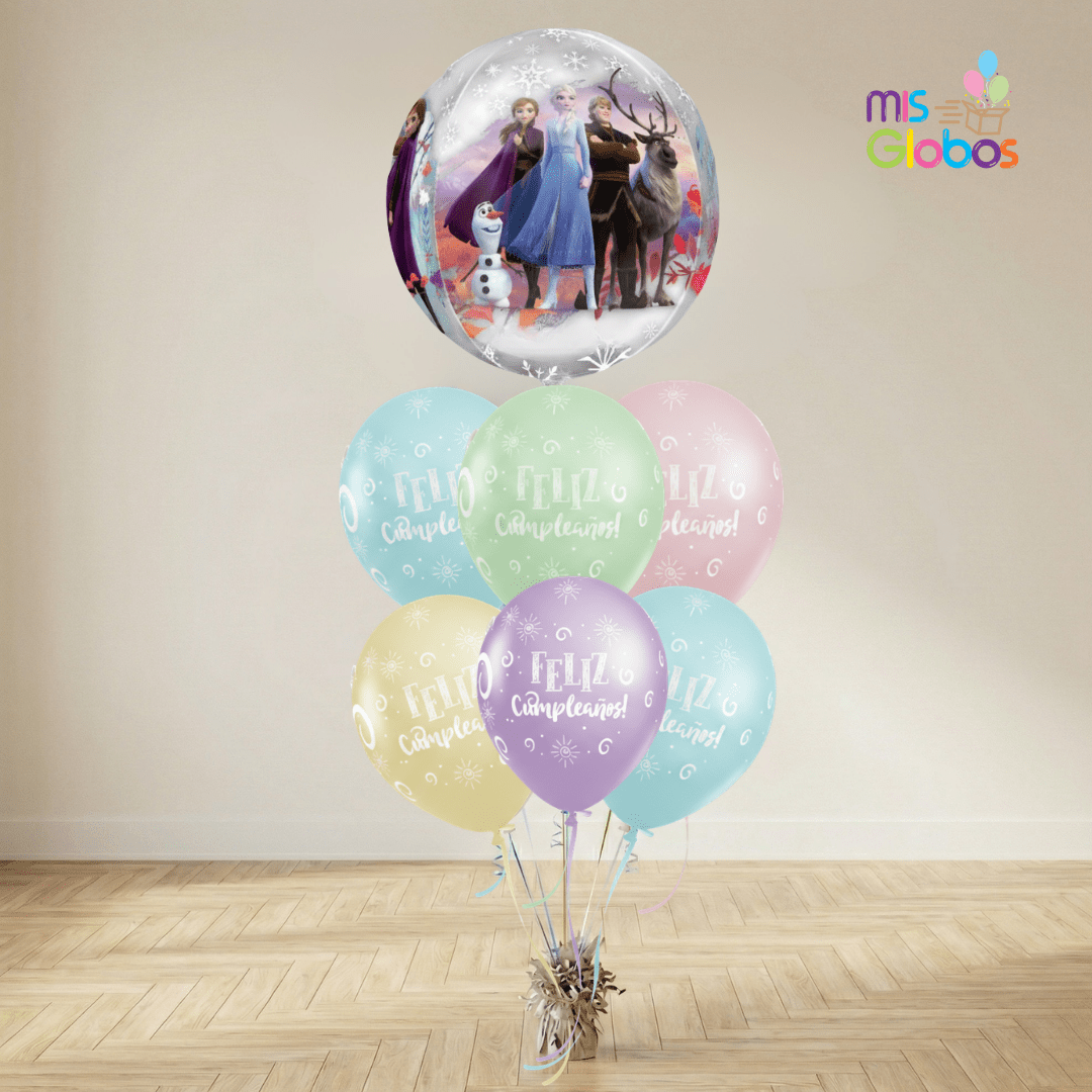 Ramo de globos Sigma Frozen Cumpleaños