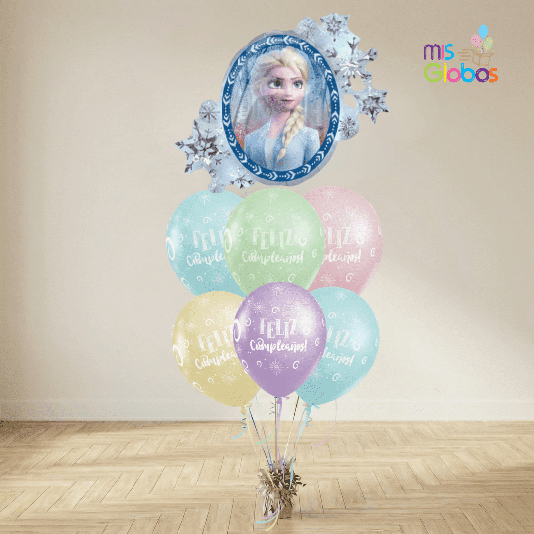 Ramo de globos Sigma Frozen Cumpleaños