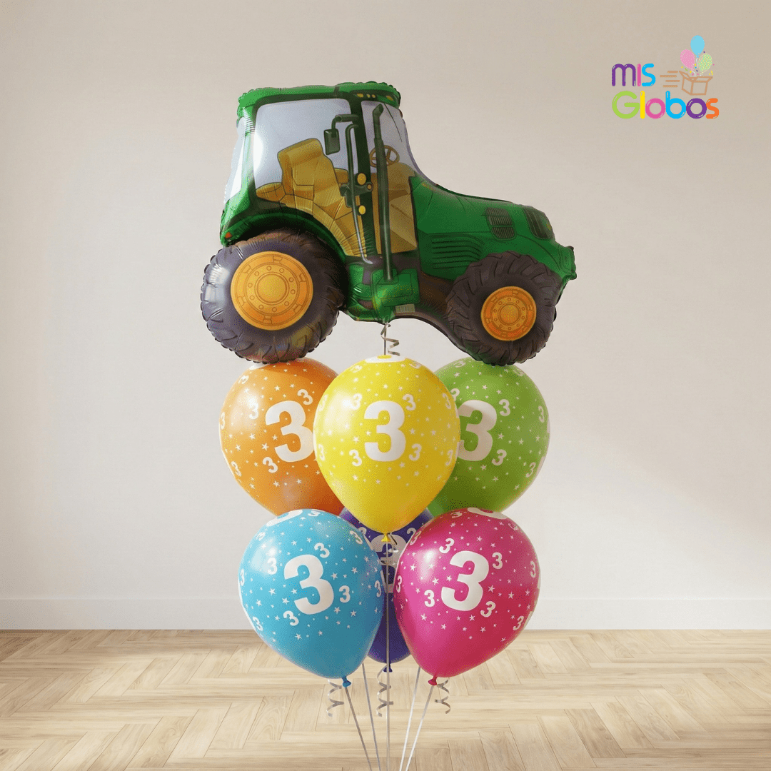Ramo de globos Sigma Tractor - Mis Globos
