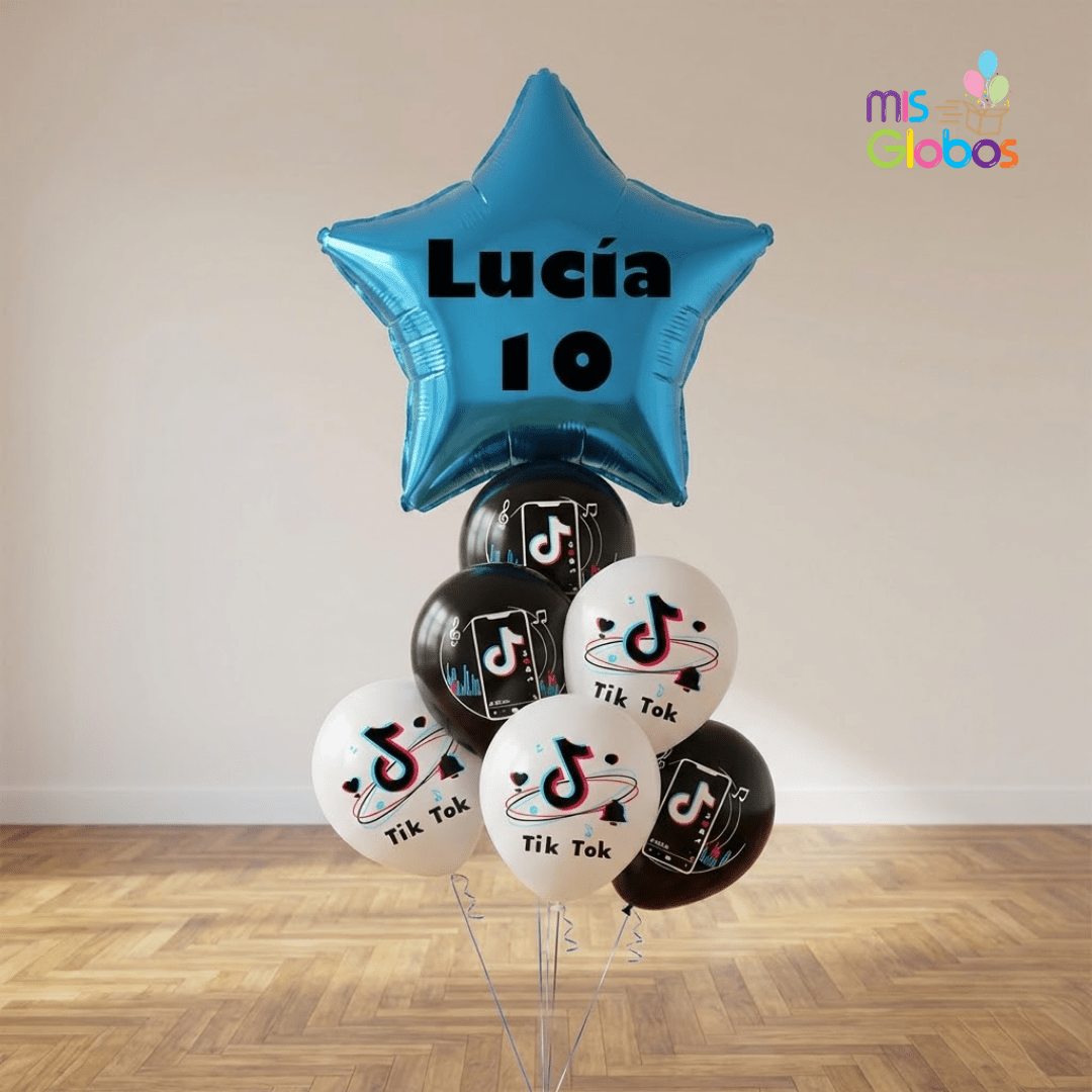 Ramo de globos Tik Tok - Mis Globos