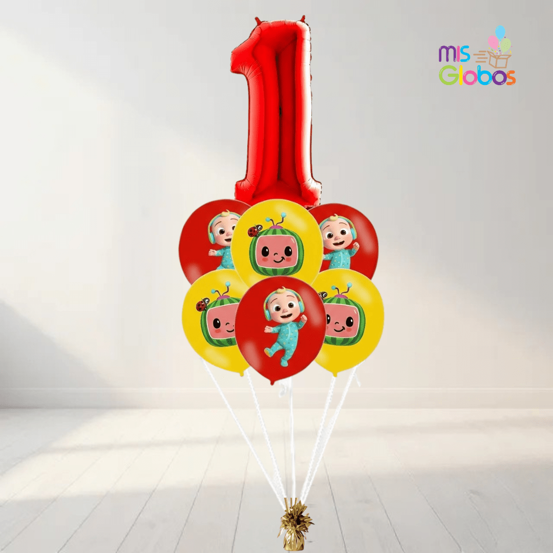 Ramo Edad Cocomelon - Mis Globos