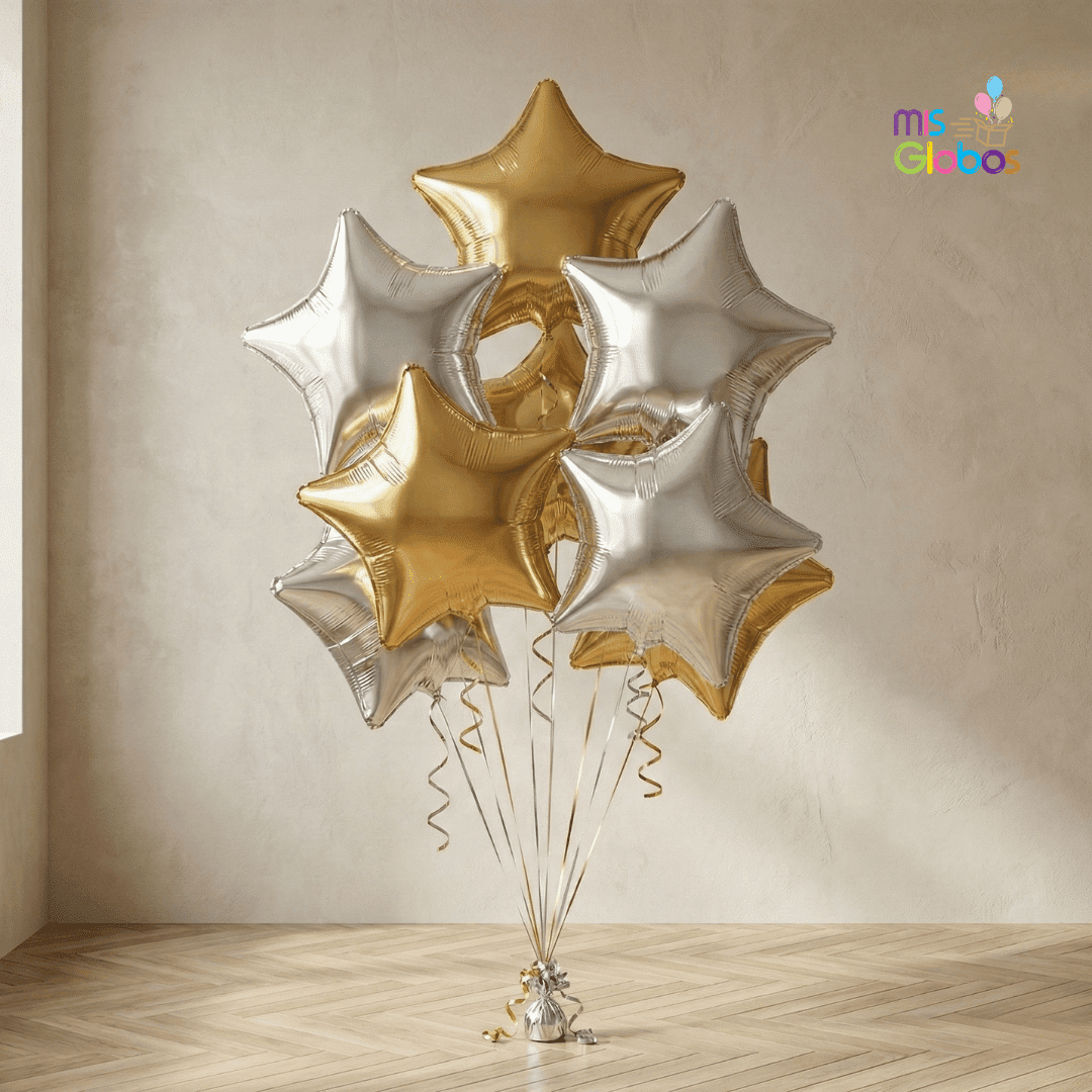Ramo Estrellas Deslumbrantes - Mis Globos