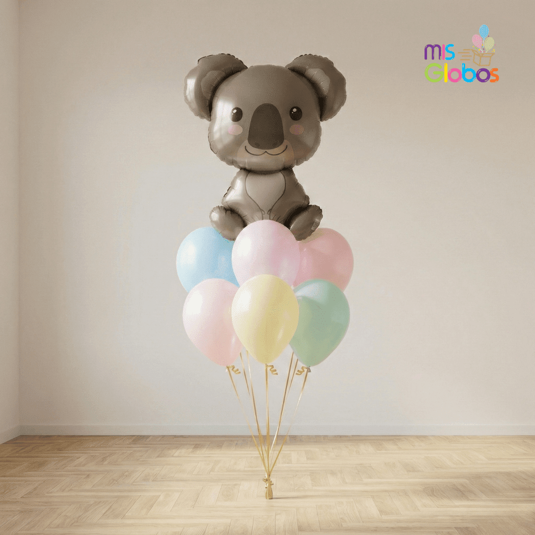 Ramo Koala Pasteloso - Mis Globos