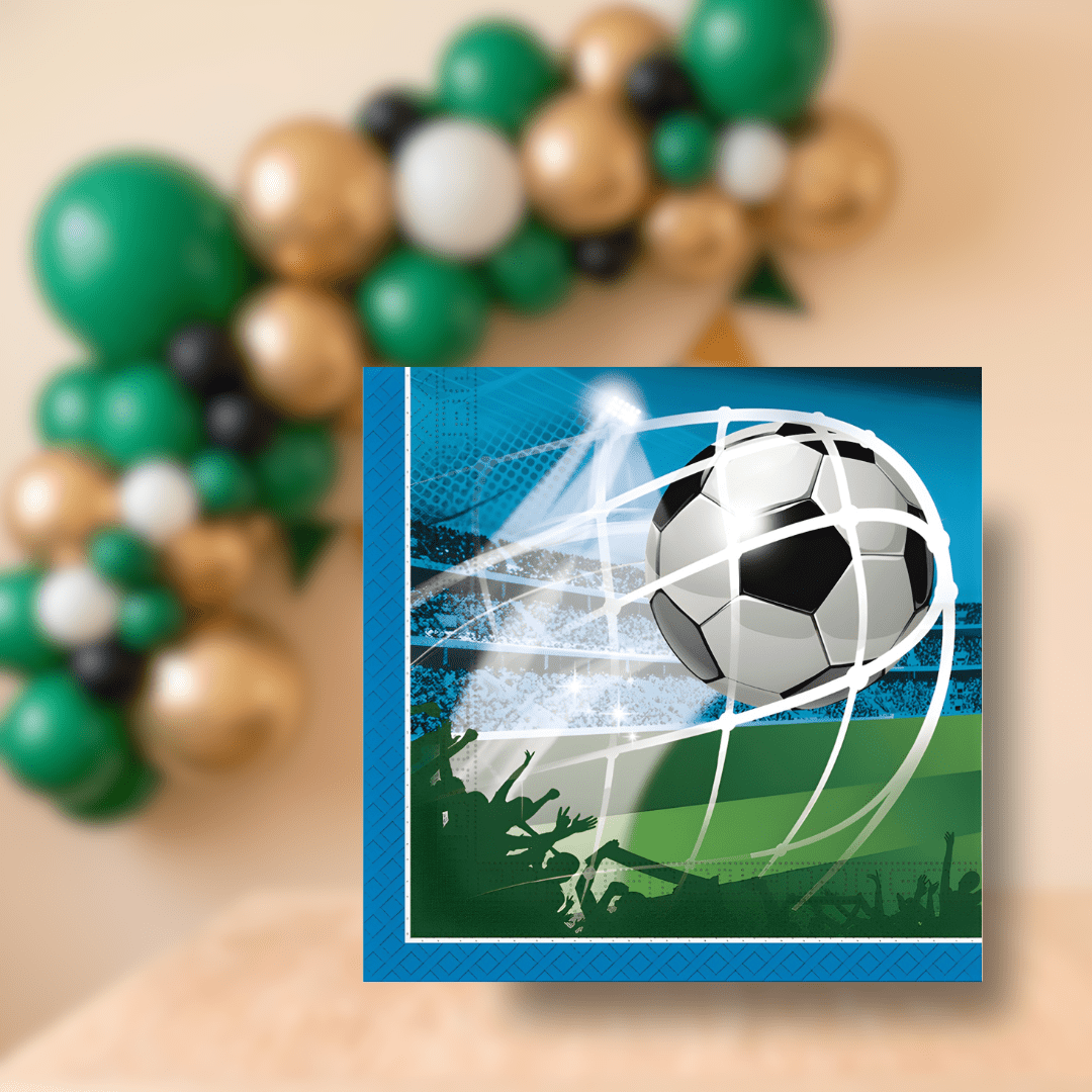 Servilletas Fútbol 33 × 33 cm | 20 unidades