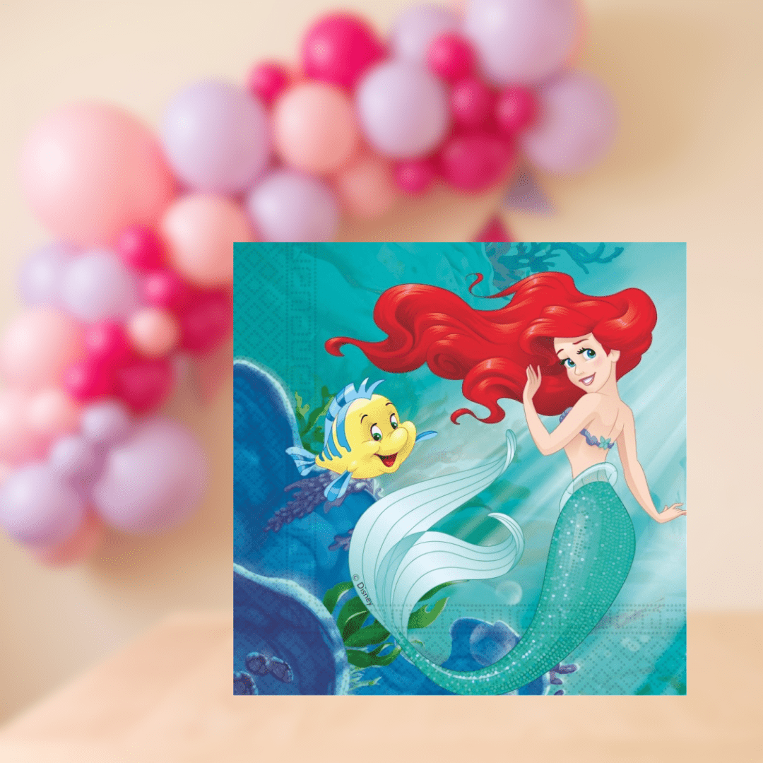 Servilletas Princesas 33 × 33 cm | 20 unidades