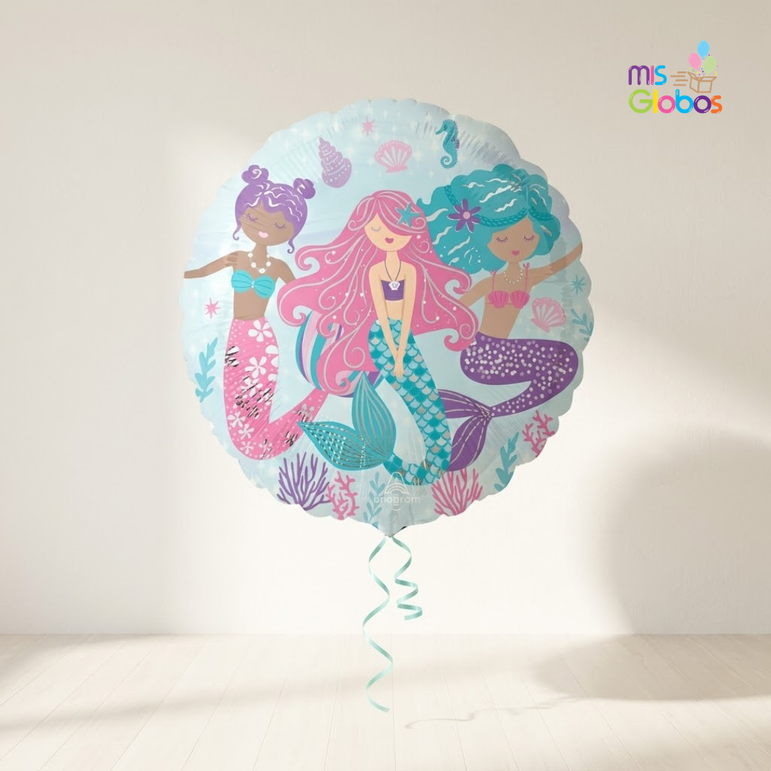 Globo mylar Sirenas