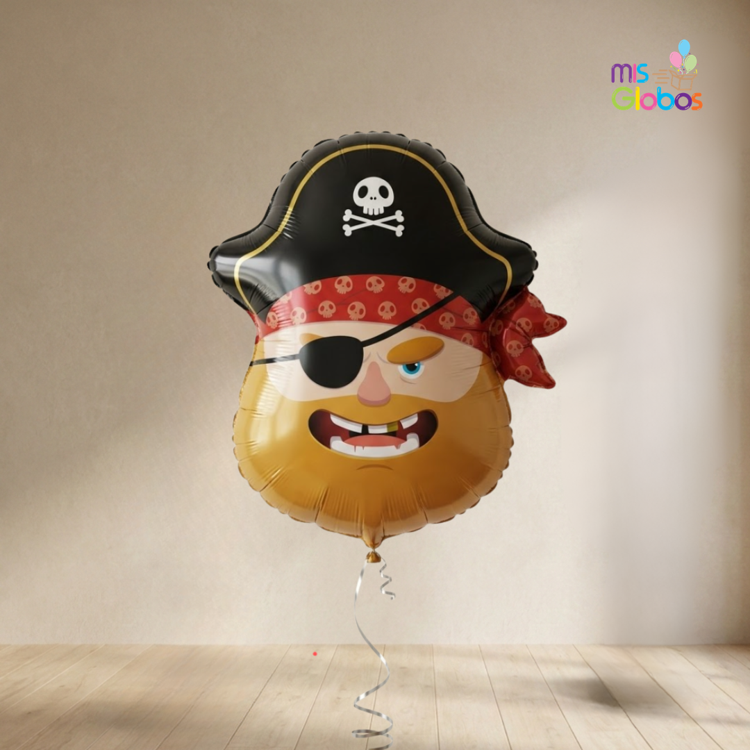 Globo Forma Cabeza Pirata