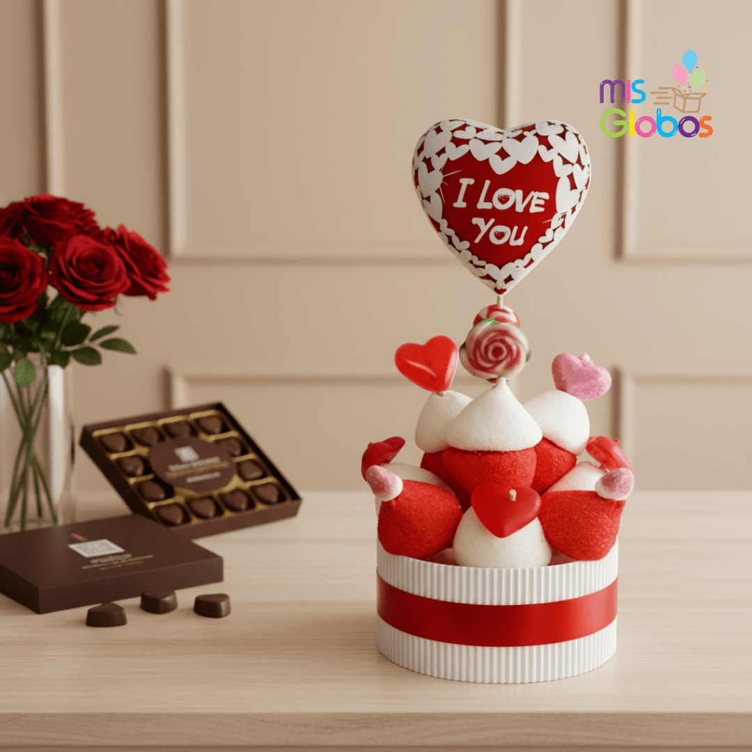 Tarta de chuches Amor