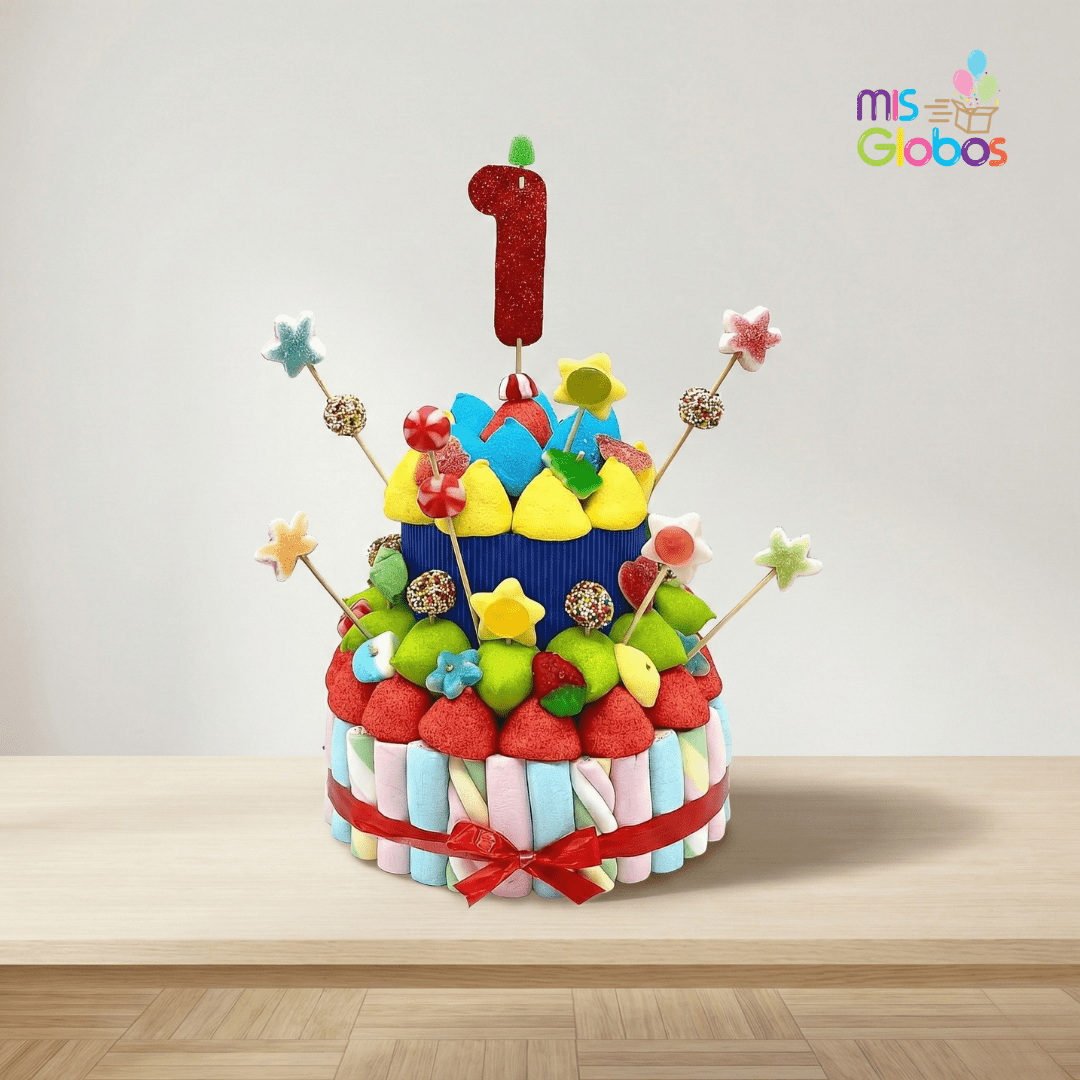 Tarta de chuches Edad única - Mis Globos