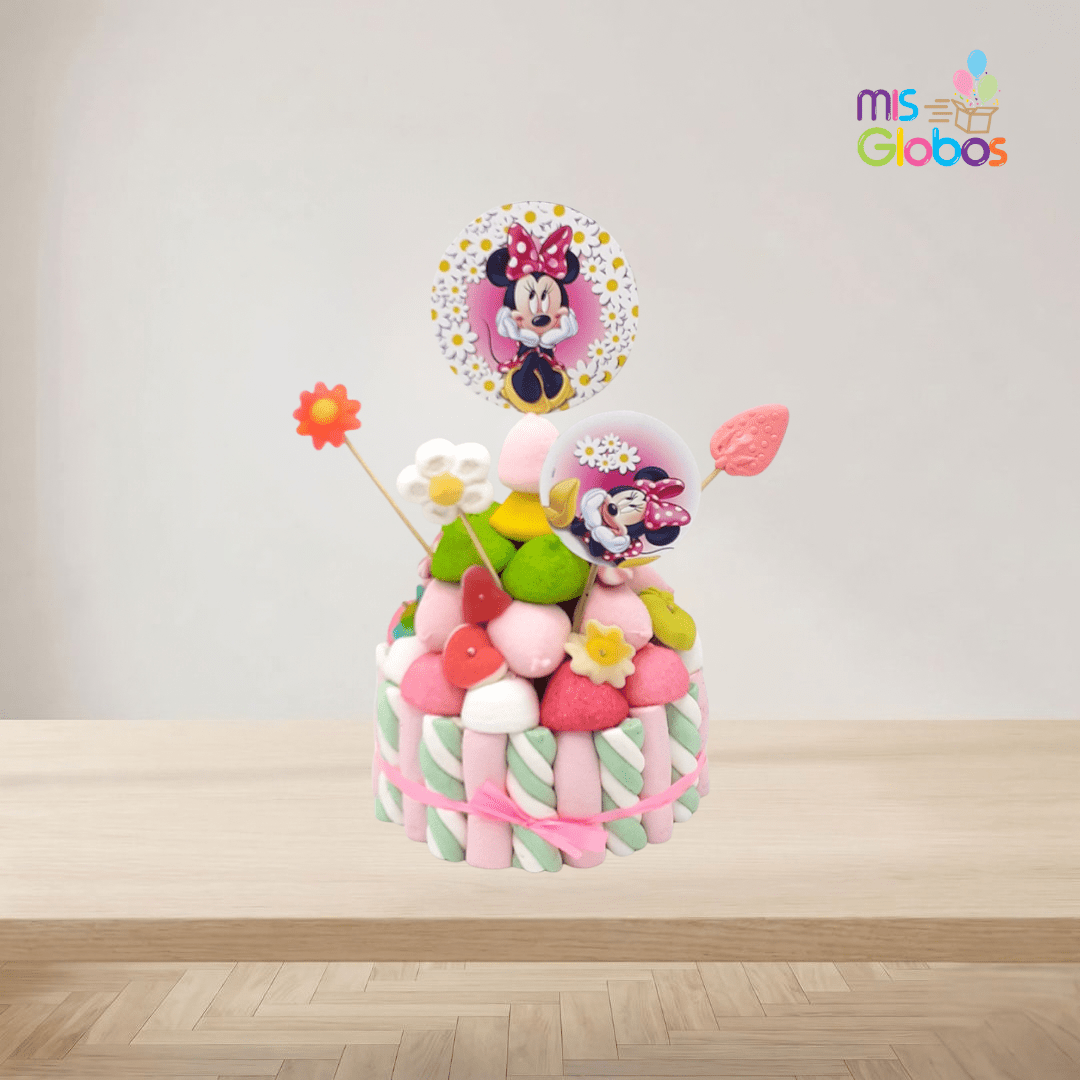 Tarta de chuches Minnie Mouse