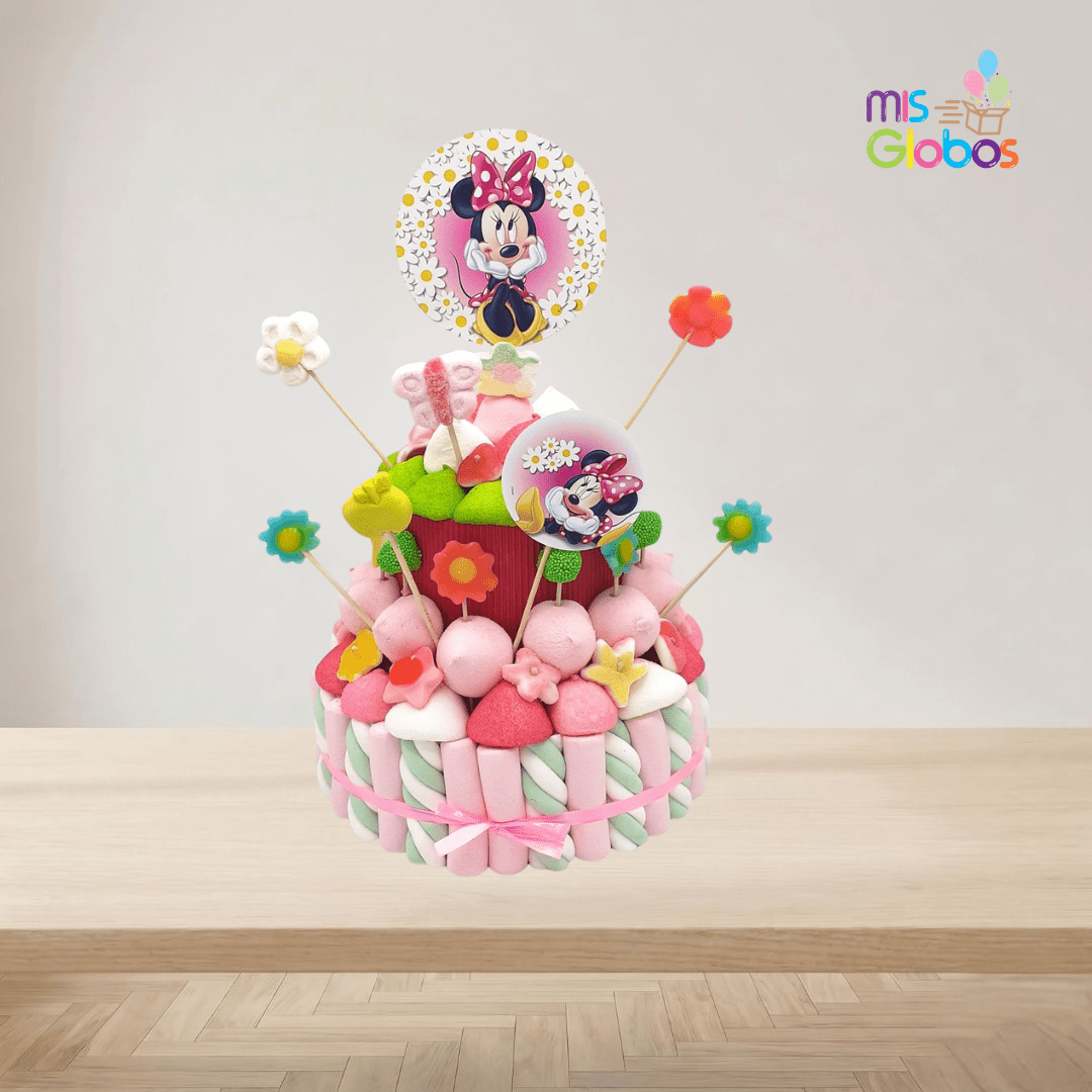 Tarta de chuches Minnie Mouse