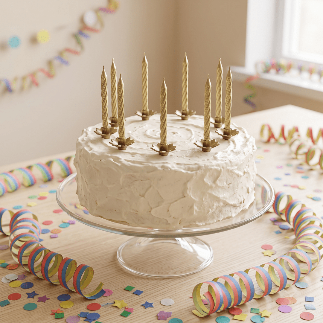 Velas espiral con soportes - Pack de 12