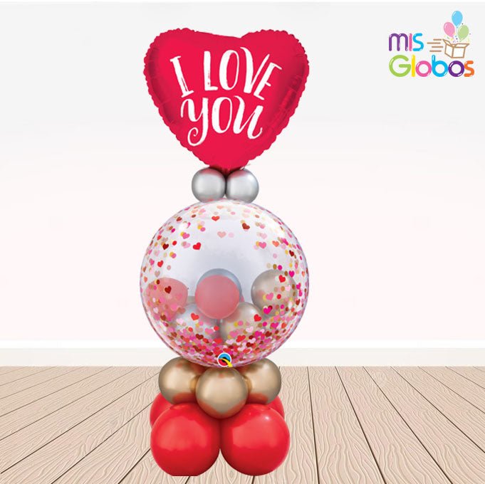 Arreglo Burbuja Stylish/you are my love - Mis Globos