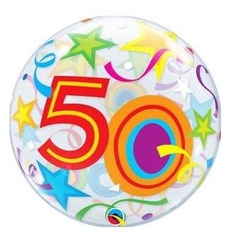 Burbuja de 60 cm. 50 cumpleaños
