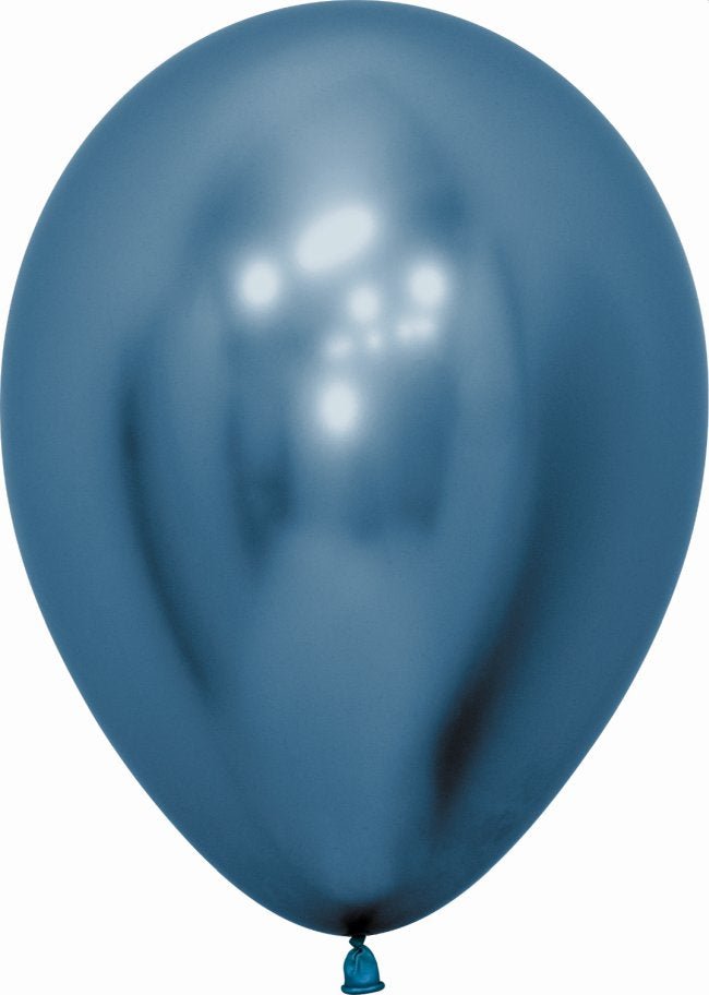 Caja GloBOOM con globos Bautizo azul círculo
