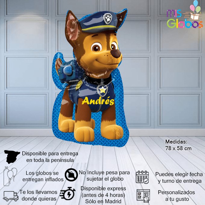 Globo Patrulla Canina 45 cm