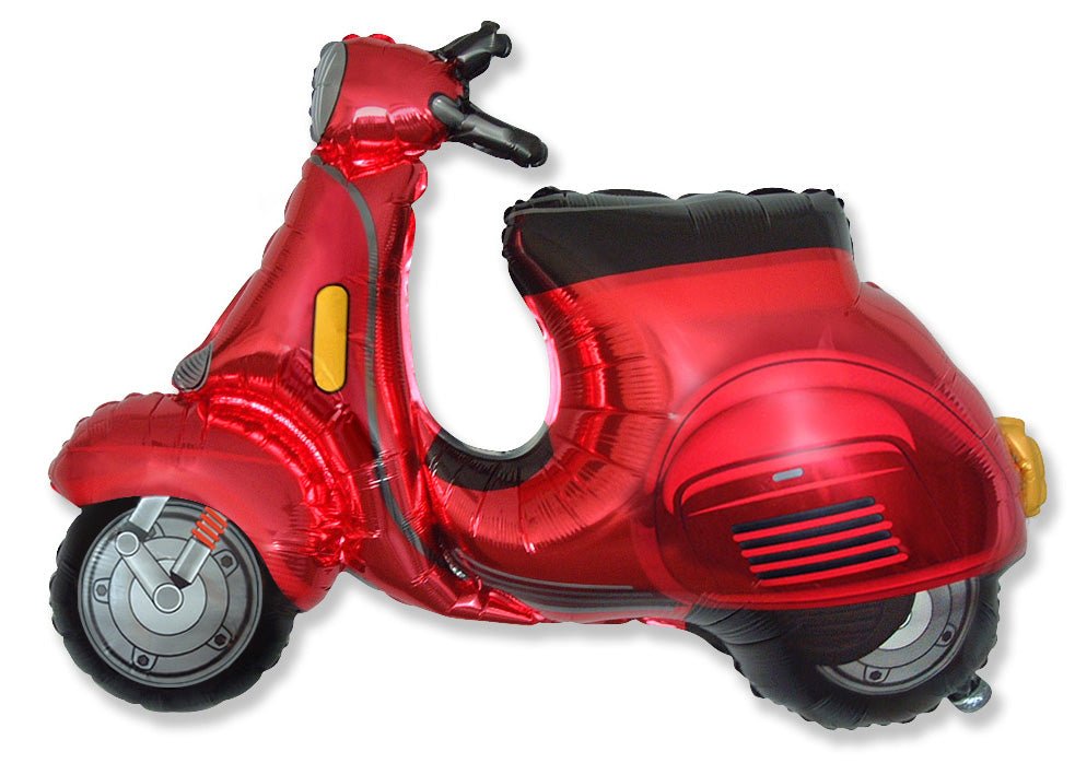 Globo forma Scooter Rojo