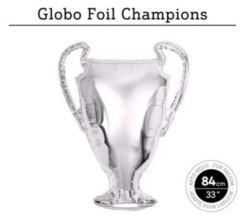 Globo Mylar superforma Copa Champions