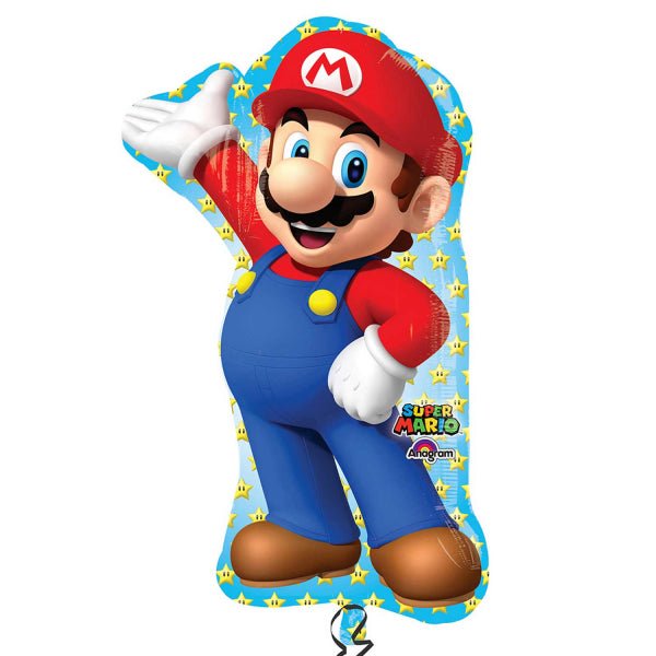 Globo Mylar superforma Mario Bros