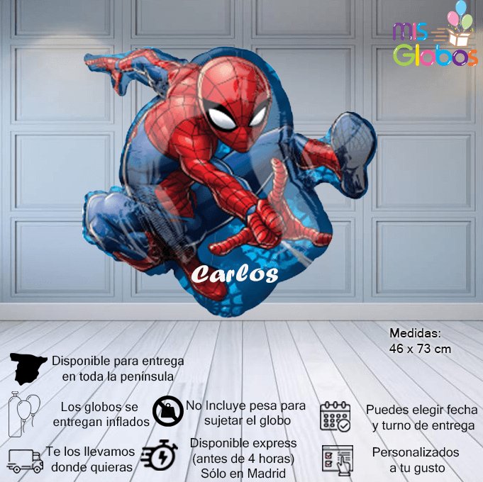 Globo Mylar superforma Spiderman