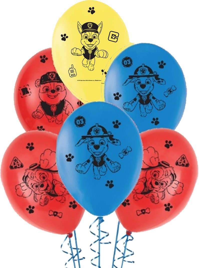 Globo La Patrulla Canina foil en globos de personajes para decoración.