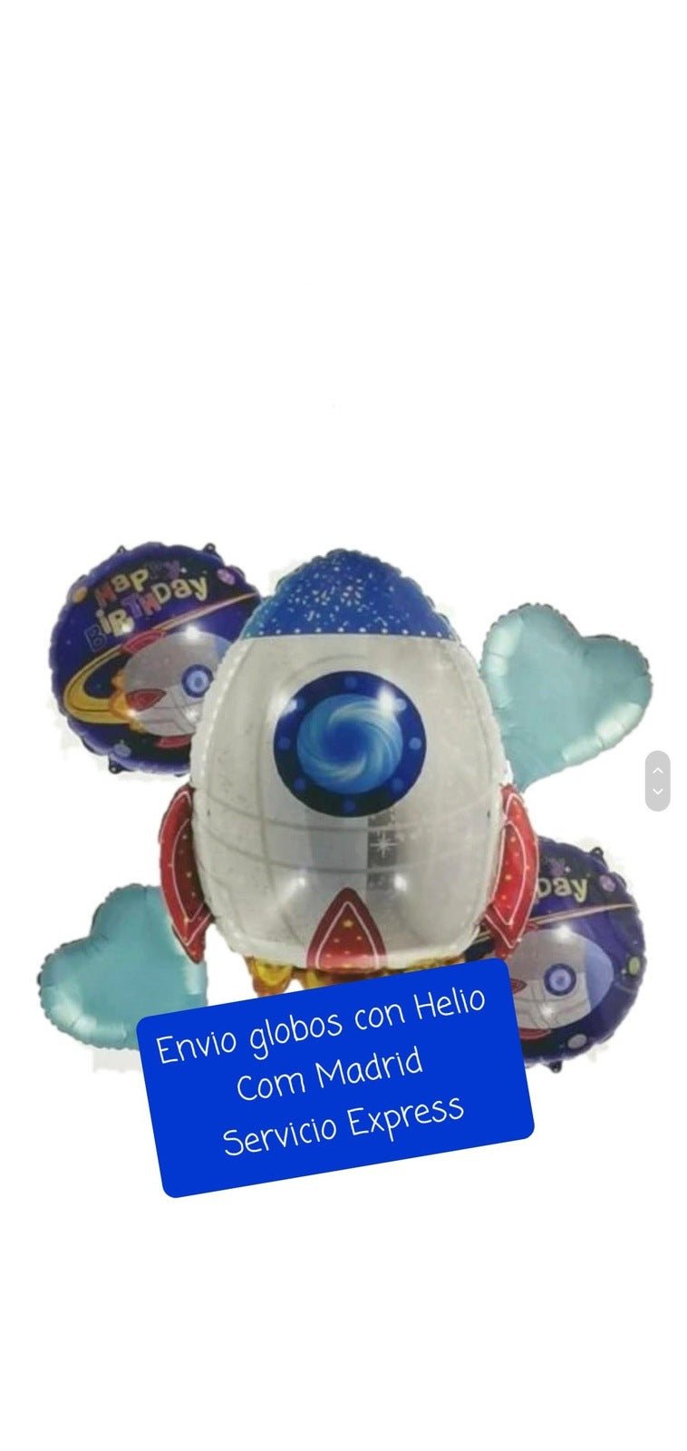 Kit de 5 globos del Espacio