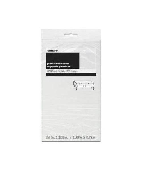 Mantel blanco plástico 1,37 * 2.74 M